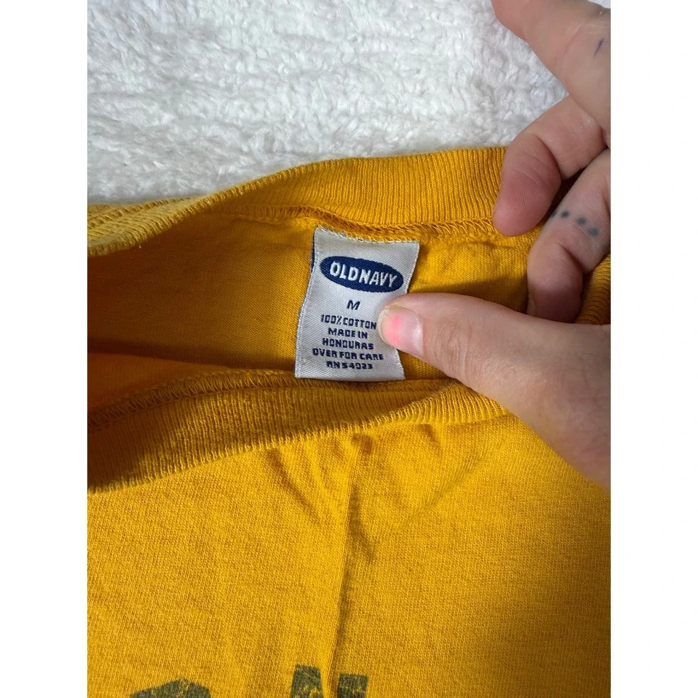 Old Navy‎ Graphic T-Shirt Kids Medium Gold All-State Basketball Varsity Tee